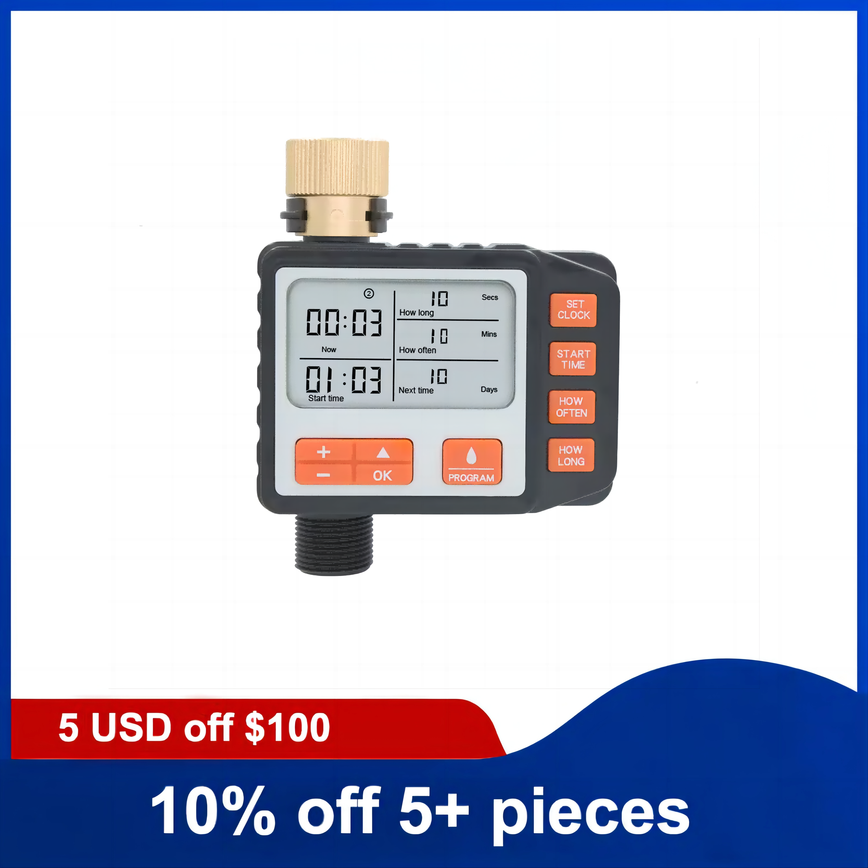 Smart Garden Instructions - Automatic LCD Display Digital Smart Metal