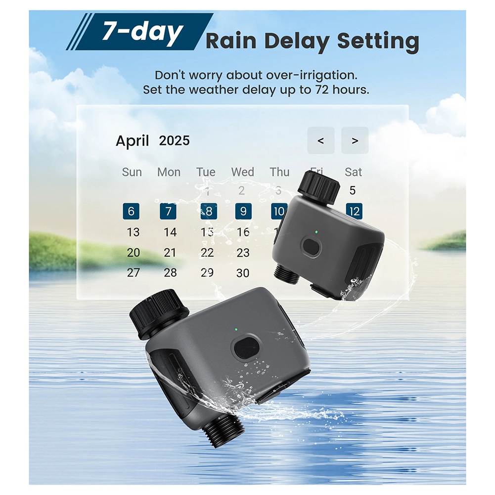 Smart Garden Irrigation System - B92B-Smart Water Timer Sprinler Hose Controller