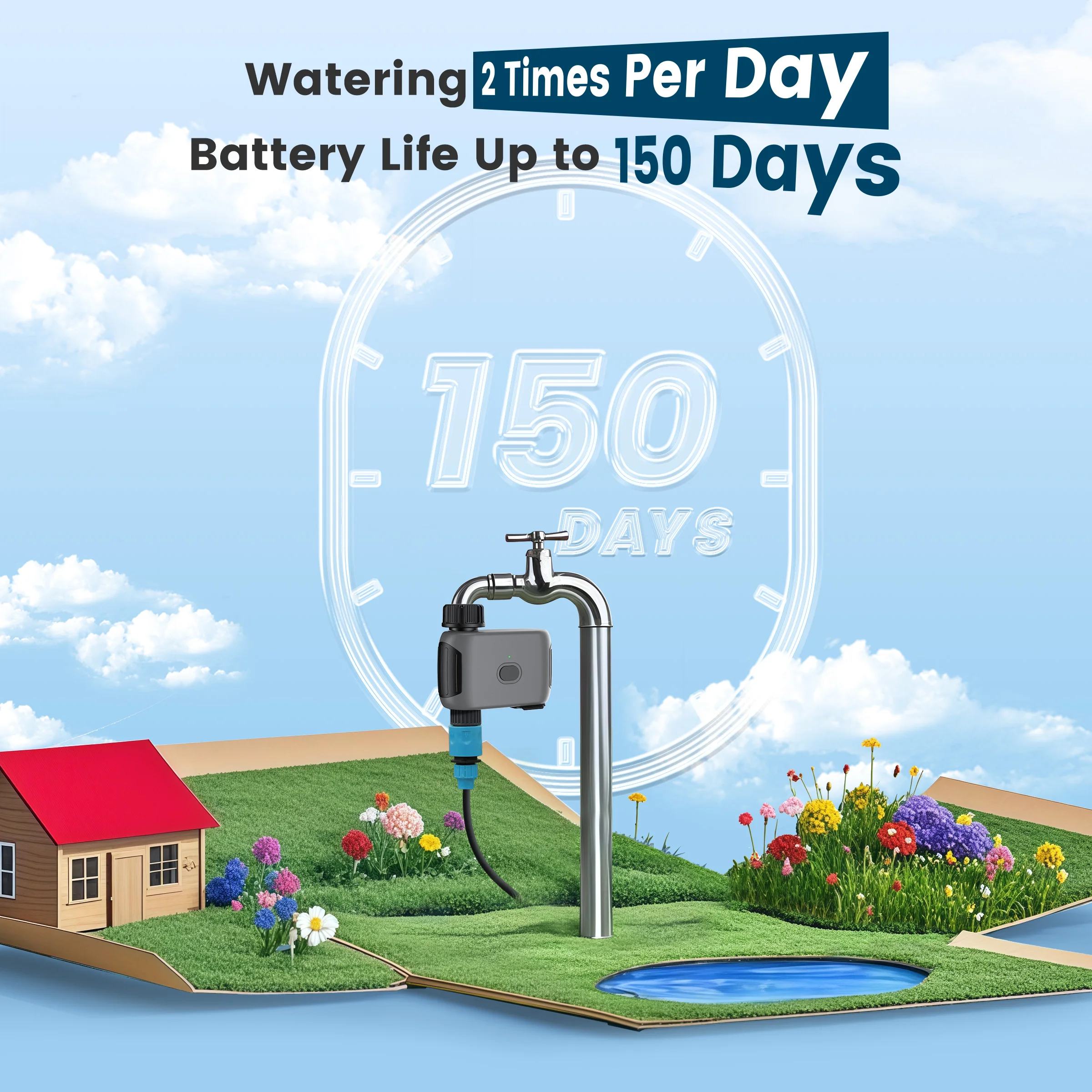 GIRIER Tuya Smart Water Timer  – обзор и цена Smart Garden Irrigation System