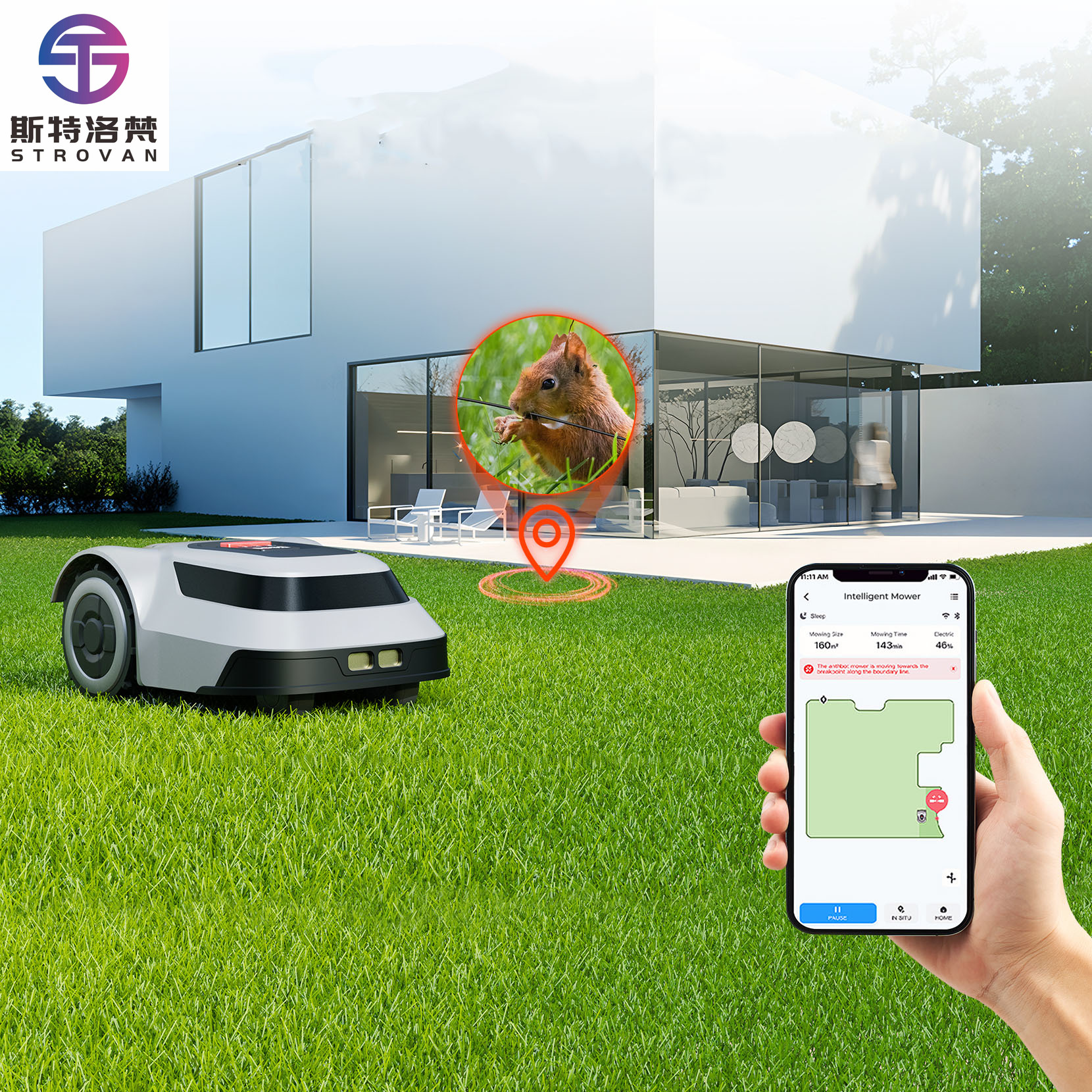 STLF WJW Robotic Lawn Mower Se – обзор и цена Smart Garden Robot