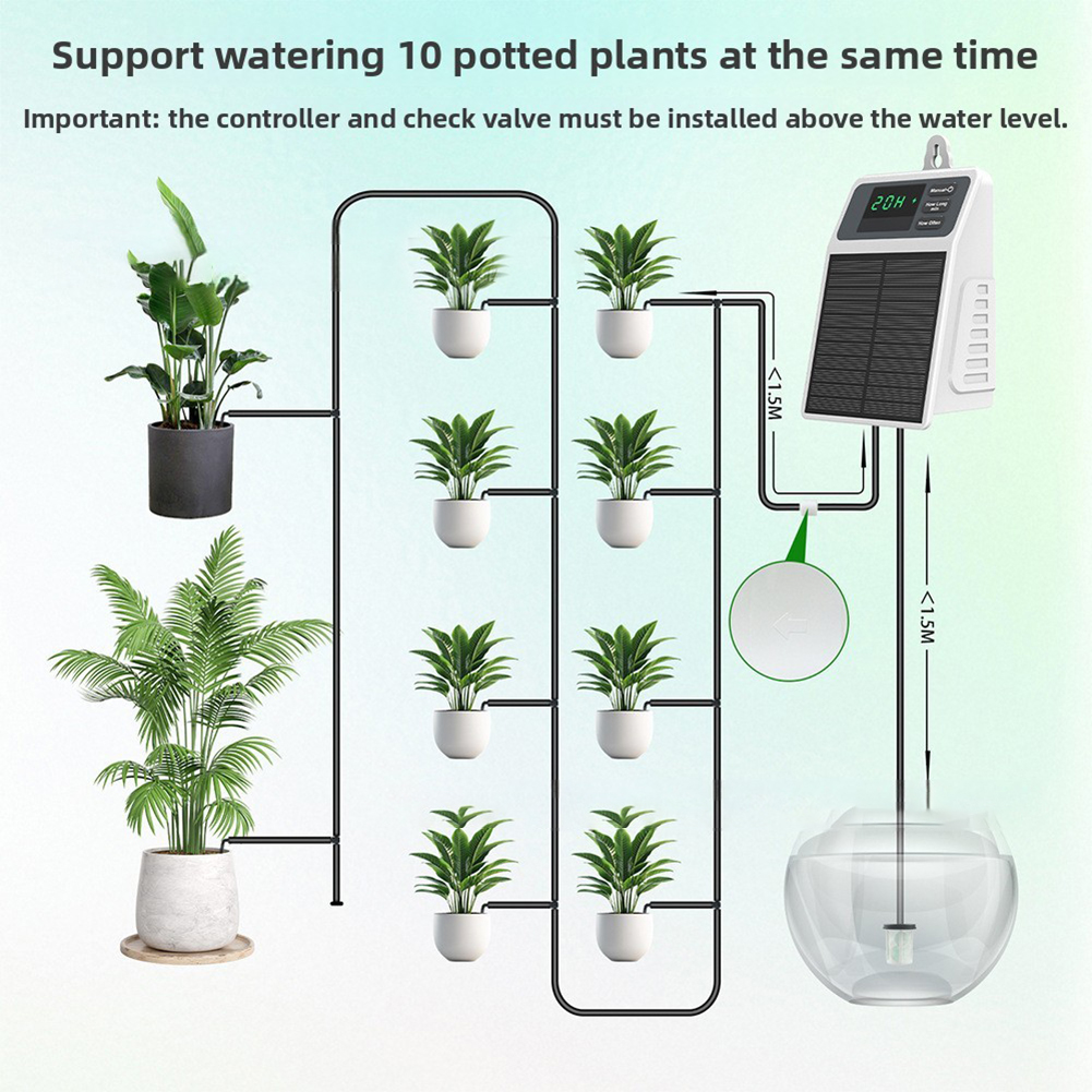 Smart Solar Powered Auto Water – обзор и цена Smart Garden Irrigation System
