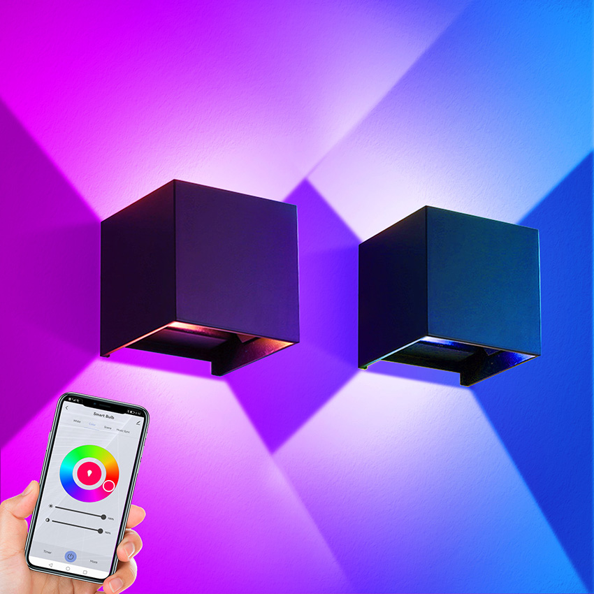12W LED Outdoor Wall Light RGB – обзор и цена Smart Zigbee Garden Light
