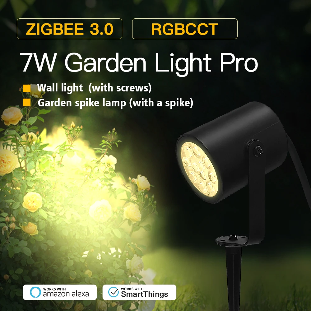 GLEDOPTO Zigbee 3.0 7W Smart G – обзор и цена Smart Zigbee Garden Light