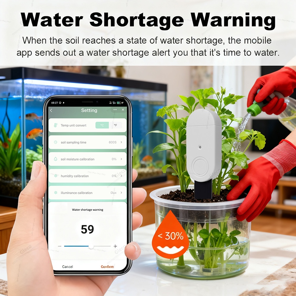 4in1 Zigbee Soil Moisture Temp – обзор и цена Smart Zigbee Garden Light