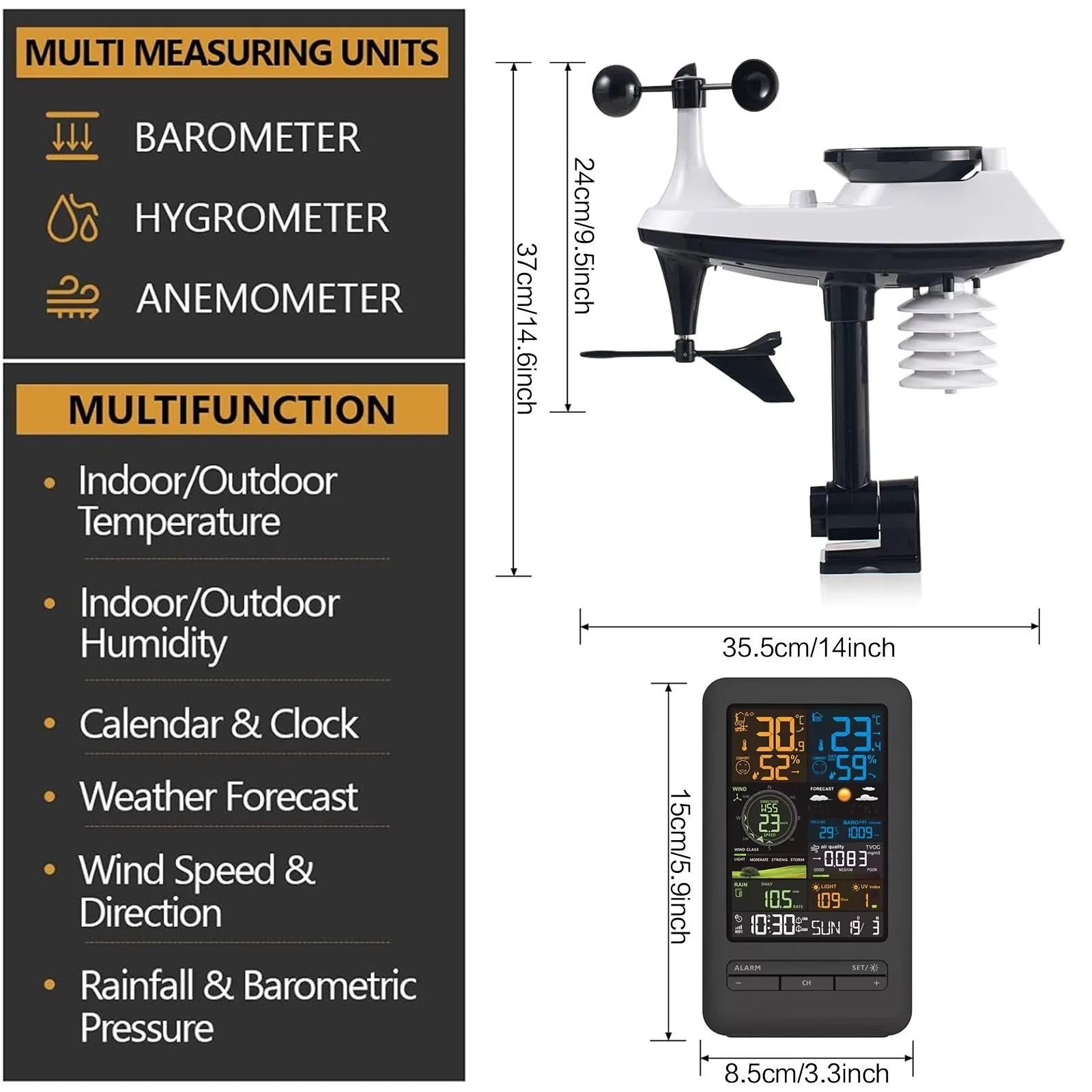 Smart WiFi Weather Station Wir – обзор и цена Smart Garden Outdoor Clocks