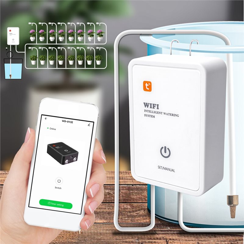 ABMR-Tuya Smart Wifi Garden Co – обзор и цена Smart Garden Irrigation System