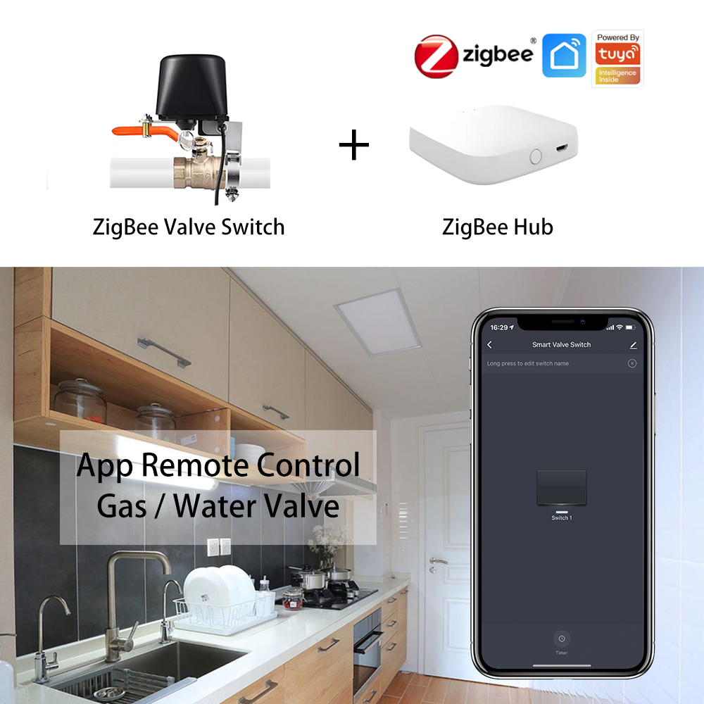ZigBee Water/Gas Valve Remote  – обзор и цена Smart Garden Irrigation System