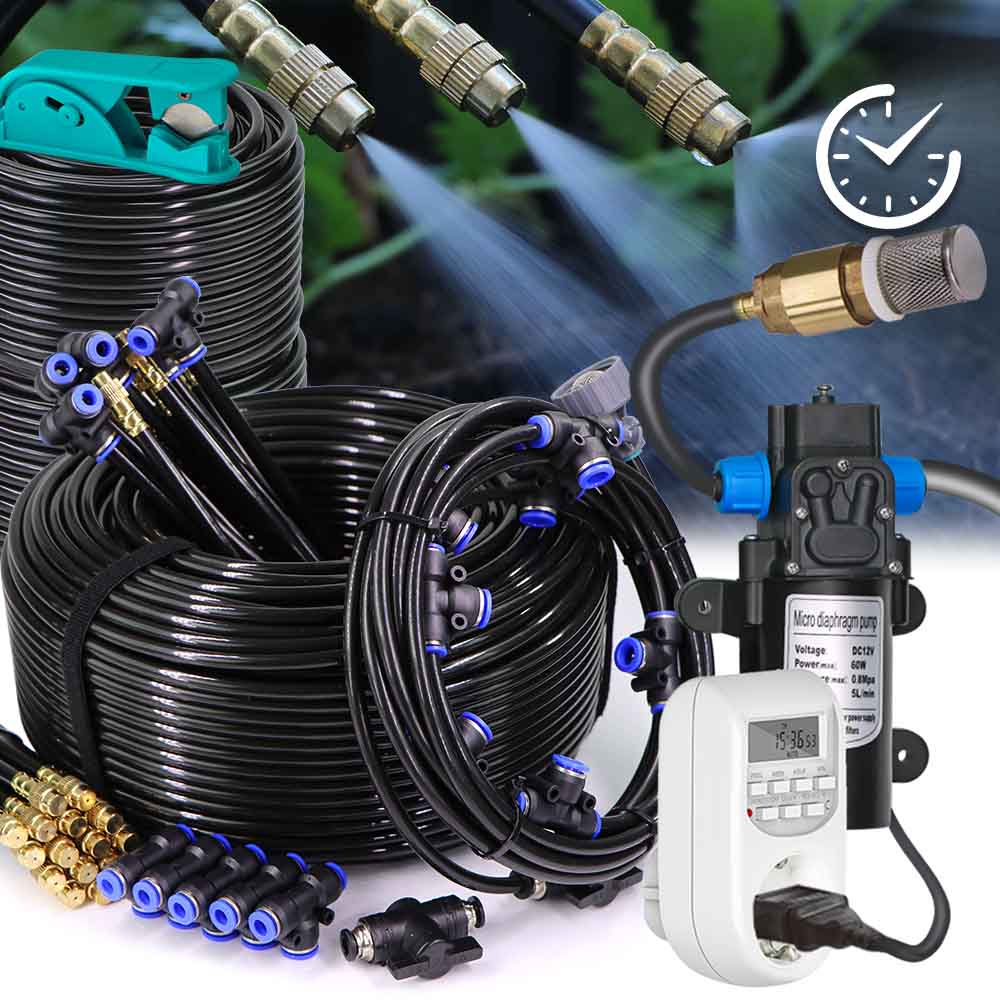 60w Self-priming Pump Misting  – обзор и цена Smart Garden Irrigation System