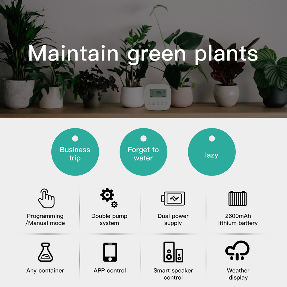 WiFi Tuya Smart Watering Machi – обзор и цена Smart Garden Irrigation System