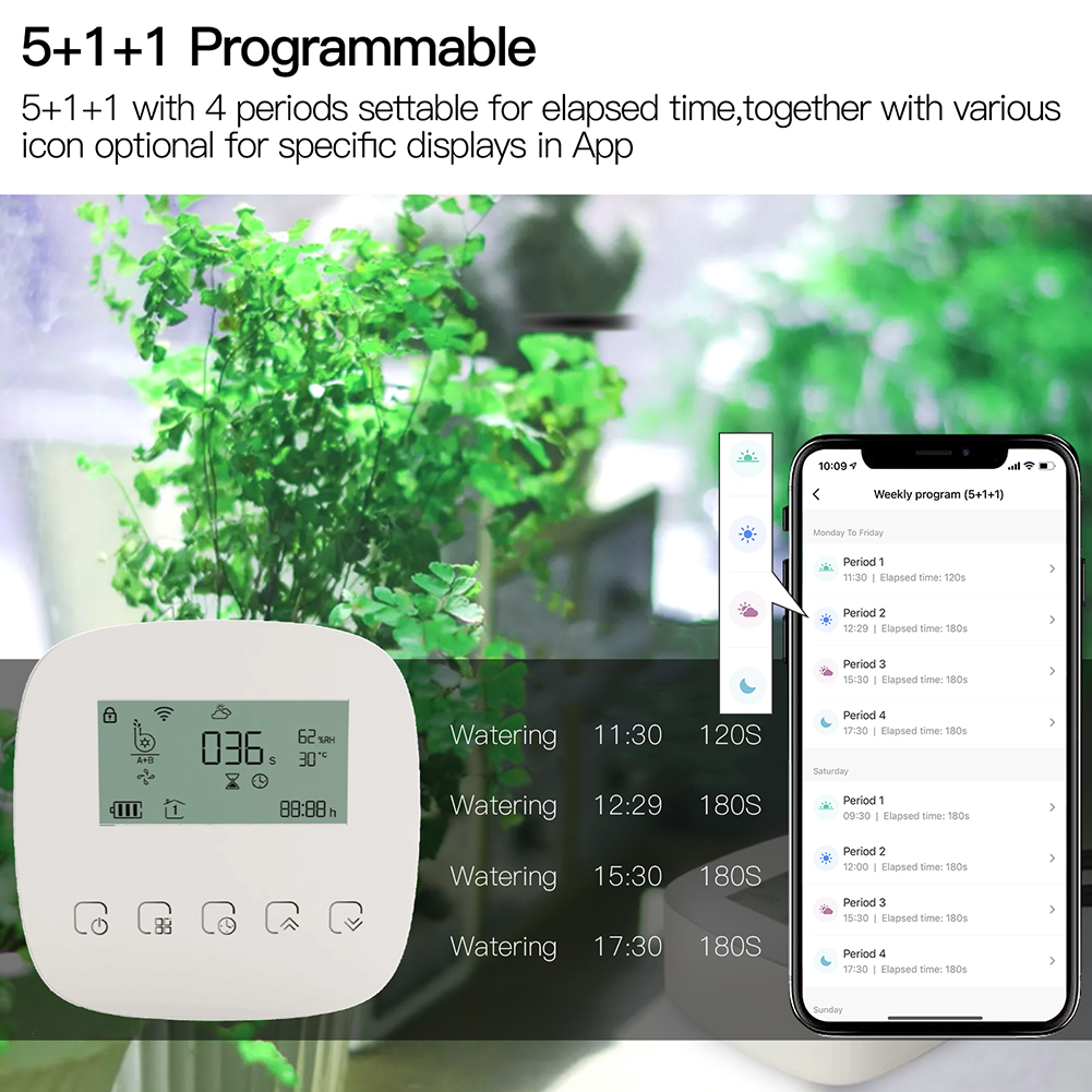 WiFi Tuya Smart Watering Machi – обзор и цена Smart Garden Irrigation System