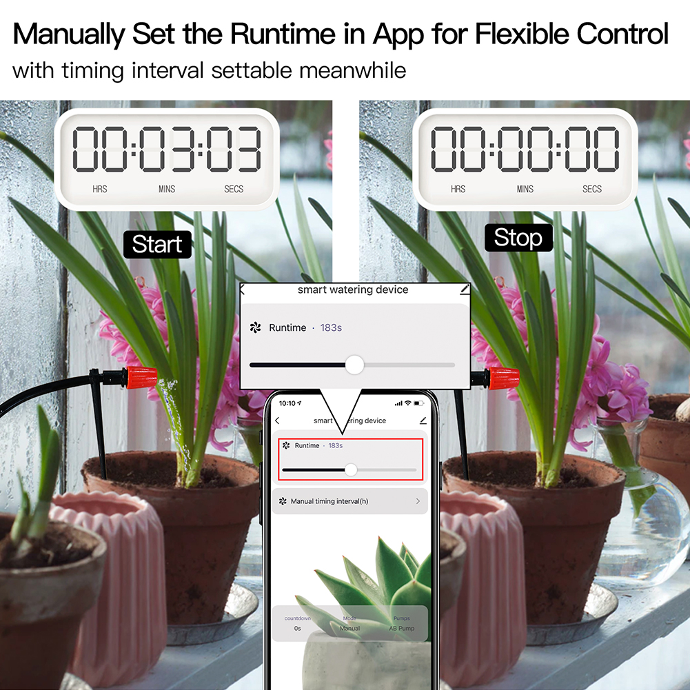 WiFi Tuya Smart Watering Machi – обзор и цена Smart Garden Irrigation System