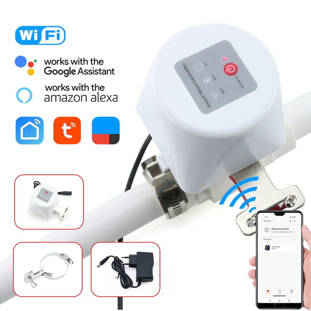 Tuya WiFi Water Valve Gas Shut – обзор и цена Smart Garden Instructions