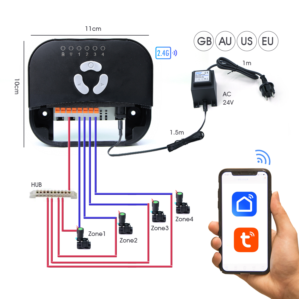 Garden Hose Solenoid Valve Con – обзор и цена Smart Garden Irrigation System