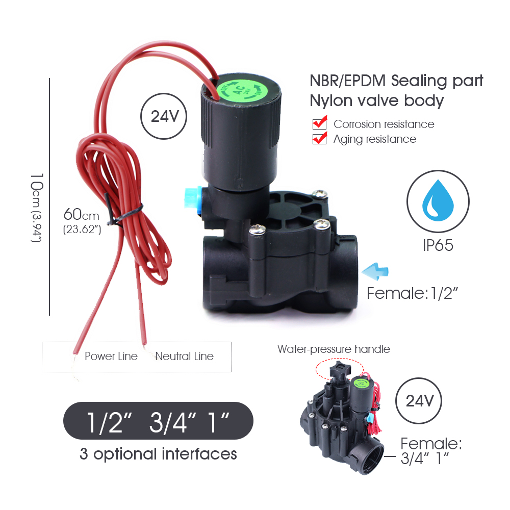Garden Hose Solenoid Valve Con – обзор и цена Smart Garden Irrigation System