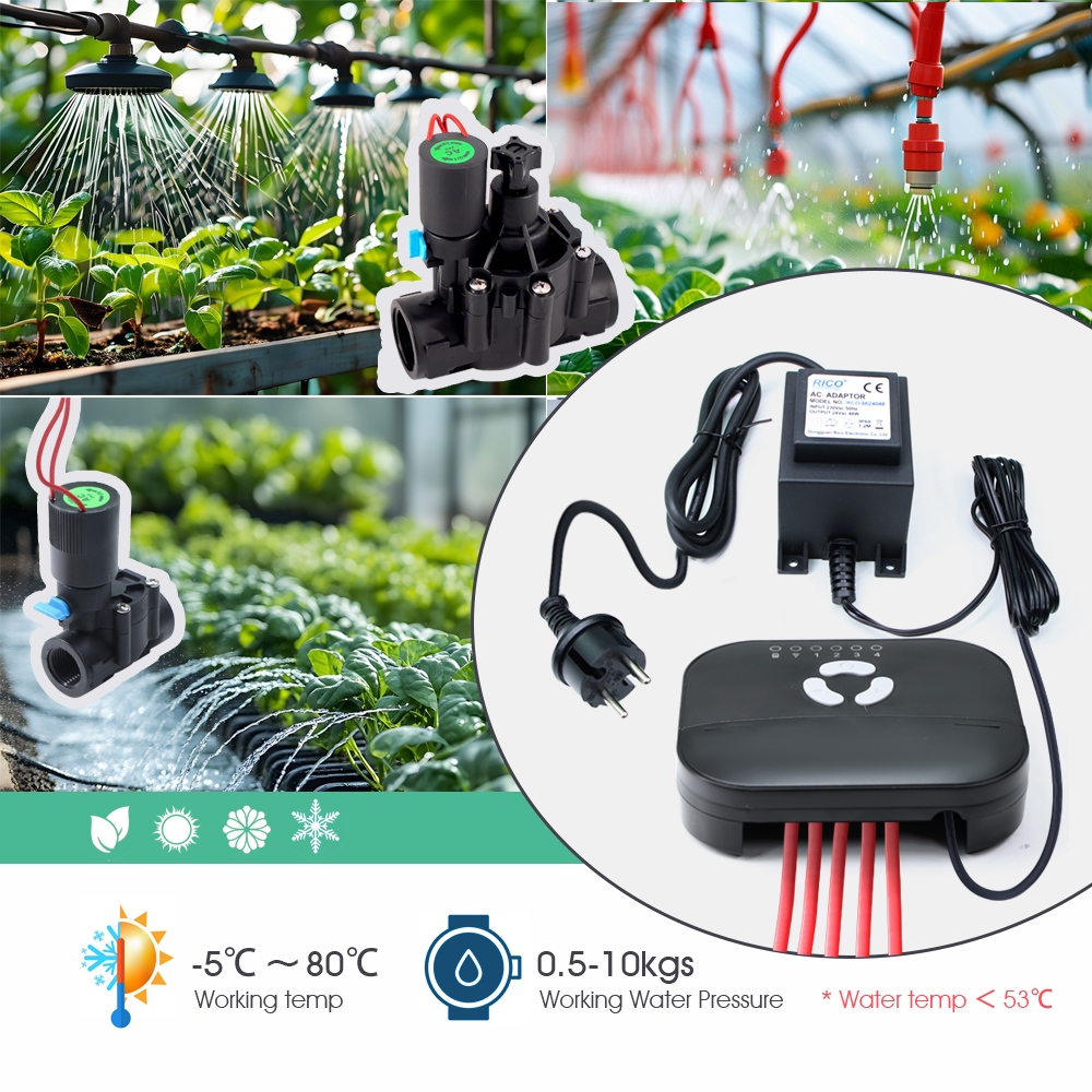 Garden Hose Solenoid Valve Con – обзор и цена Smart Garden Irrigation System